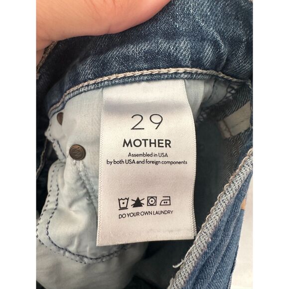 MOTHER The Rambler Zip Matinee Ankle In Let's Wine About It Size 29 - Picture 9 of 11